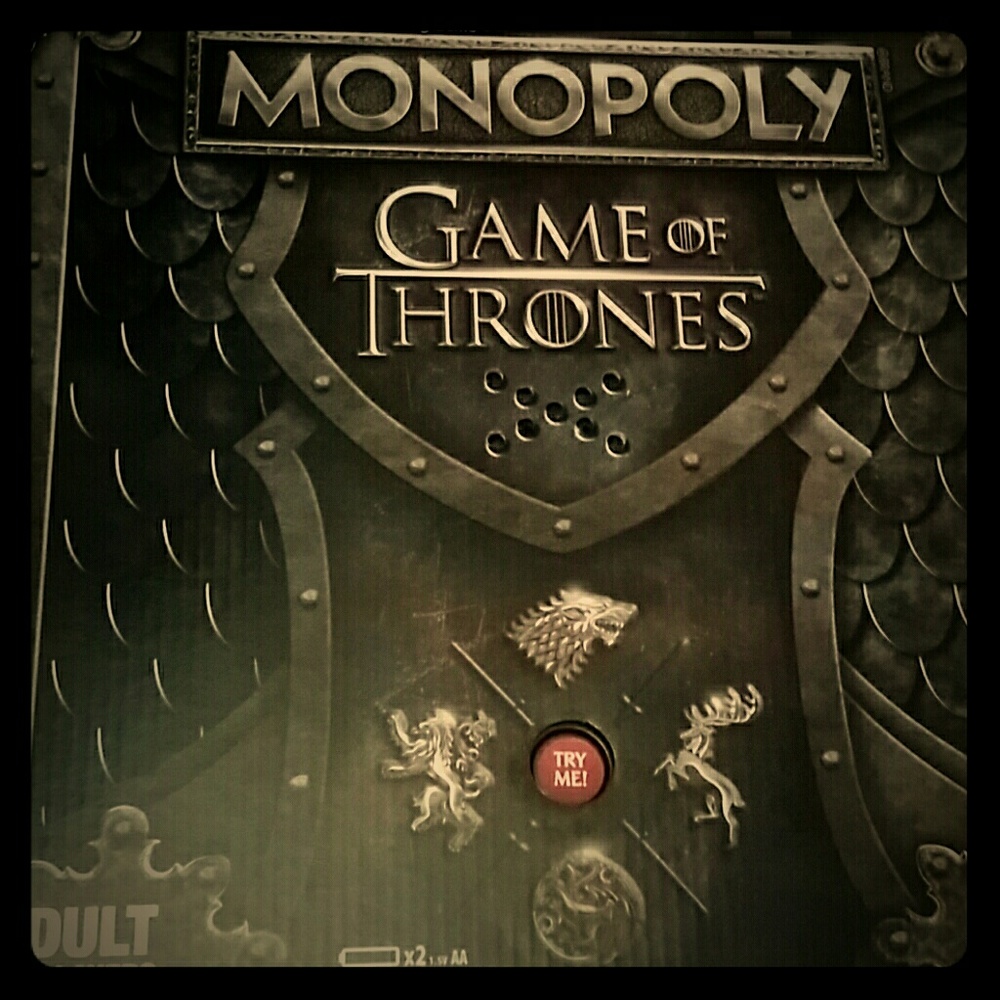 NwT~MoNoPoLy Game Of Thrones Adult Game